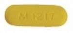 Pill M 1217 Yellow Capsule-shape is Levofloxacin