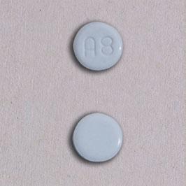 Pill A8 Blue Round is Ethinyl Estradiol and Norgestimate