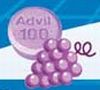 Pill Advil 100 is Advil Junior Strength (Chewable) 100 mg