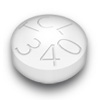 Pill TCL 340 White Round is Acetaminophen