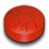Pill TCL 342 Red Round is Acetaminophen