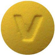 Pill V V Yellow Round is Vivarin