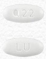 Metformin hydrochloride extended release 1000 mg LU Q22