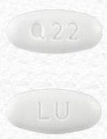 Metformin hydrochloride extended release 1000 mg LU Q22