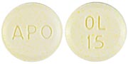 Olanzapine (orally disintegrating) 15 mg APO OL 15