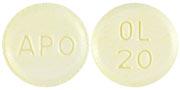 Olanzapine (orally disintegrating) 20 mg APO OL 20