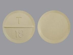 Pill T 18 Yellow Round is Naproxen