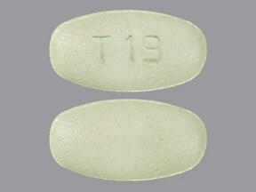 Pill T 19 Yellow Oval is Naproxen