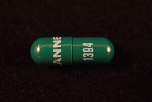 Pill LANNETT 1394 Green Capsule/Oblong is Loxapine Succinate