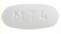 Pill M MT4 White Oval is Metoprolol Succinate Extended-Release