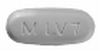 Pill M LV7 White Oval is Levetiracetam Extended Release