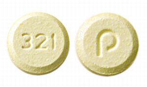 Pill P 321 Yellow Round is Olanzapine (Orally Disintegrating)