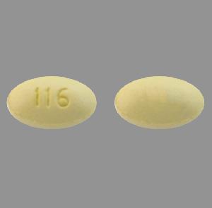 Verapamil hydrochloride extended-release 120 mg 116