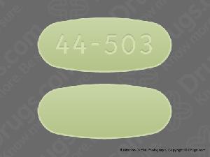 Pill 44 503 Yellow Capsule/Oblong is Cold Multi-Symptom Severe