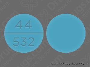 44 532 Pill Images (Blue / Round)
