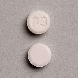 Pill A3 Peach Round is Alyacen 7/7/7