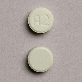 Pill A2 Green Round is Alyacen 7/7/7