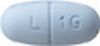 Pill L 1 G Blue Capsule/Oblong is Levetiracetam 