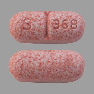 Hydrochlorothiazide and metoprolol tartrate 25 mg / 100 mg S 368