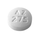 Pill AZ 275 White Round is Allergy Multi-Symptom Relief