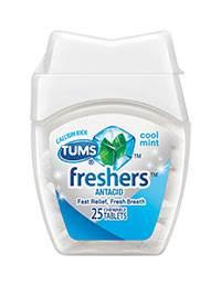 Pill TUMS White & Blue Specks Oval is Tums Freshers