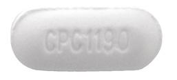 Pill CPC1190 White Capsule/Oblong is Acetaminophen
