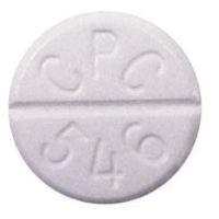 Pill CPC 546 White Round is Acetaminophen