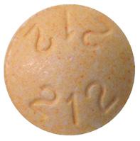 Pill 212 212 Orange Round is Caffeine