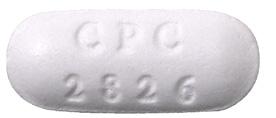 Pill CPC 2826 White Capsule/Oblong is PMS Relief