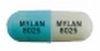 Pill MYLAN 8025 MYLAN 8025 Blue & White Capsule/Oblong is Atomoxetine Hydrochloride