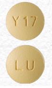 Quetiapine fumarate 100 mg LU Y17