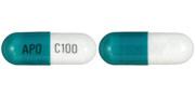 Carbamazepine extended-release 100 mg APO C100