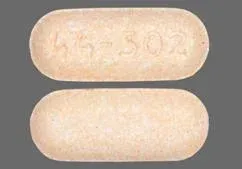 Pill 44 502 Orange Capsule/Oblong is Suphedrine PE Sinus Headache