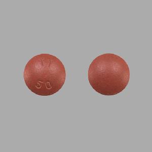 Carbidopa, entacapone and levodopa 12.5 mg / 200 mg / 50 mg T1 50