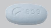 Pill Logo 659 Blue Oval is Ropinirole Hydrochloride Extended-Release