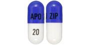 Ziprasidone hydrochloride 20 mg APO ZIP 20