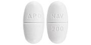 Pill APO NAV 200 White Oval is Nevirapine