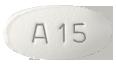 Pill MX A15 White Oval is Atorvastatin Calcium
