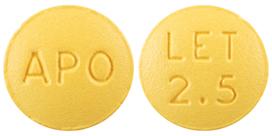 Letrozole 2.5 mg APO LET 2.5