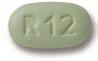 Pill R 12 Green Capsule/Oblong is Ropinirole Hydrochloride Extended-Release