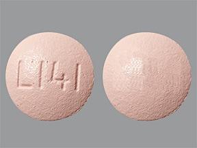 Pill L141 Pink Round is Famotidine
