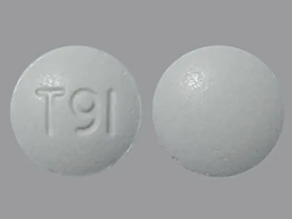 Pill T91 White Round is Carbamazepine Extended-Release