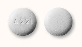 A 221 Pill Images White Round