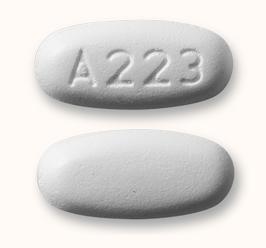 Pill A223 White Oval is Tramadol Hydrochloride Extended-Release