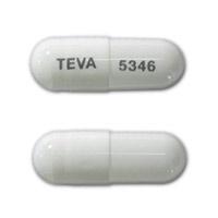 Pill TEVA 5346 White Capsule/Oblong is Methylphenidate Hydrochloride Extended-Release (LA)