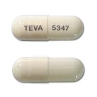 Pill TEVA 5347 White Capsule/Oblong is Methylphenidate Hydrochloride Extended-Release (LA)