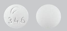 Pill Logo 346 White Round is Desipramine Hydrochloride