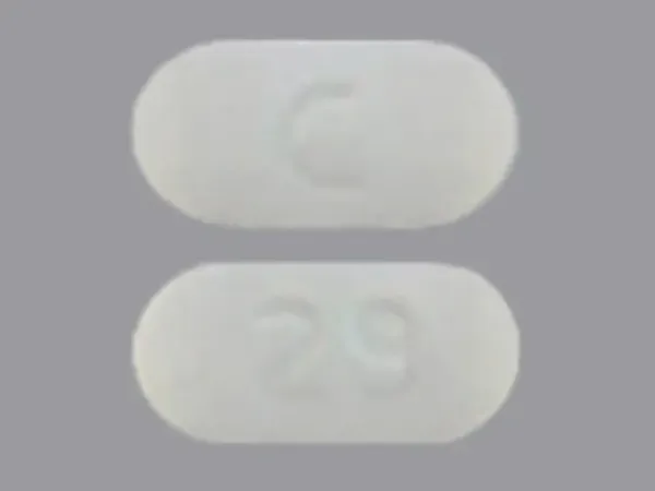 Pill C 29 White Capsule/Oblong is Metformin Hydrochloride Extended-Release