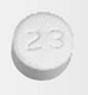 Pill X 23 White Round is Alfuzosin Hydrochloride Extended Release