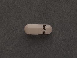 Pill W991 White Capsule/Oblong is Ziprasidone Hydrochloride